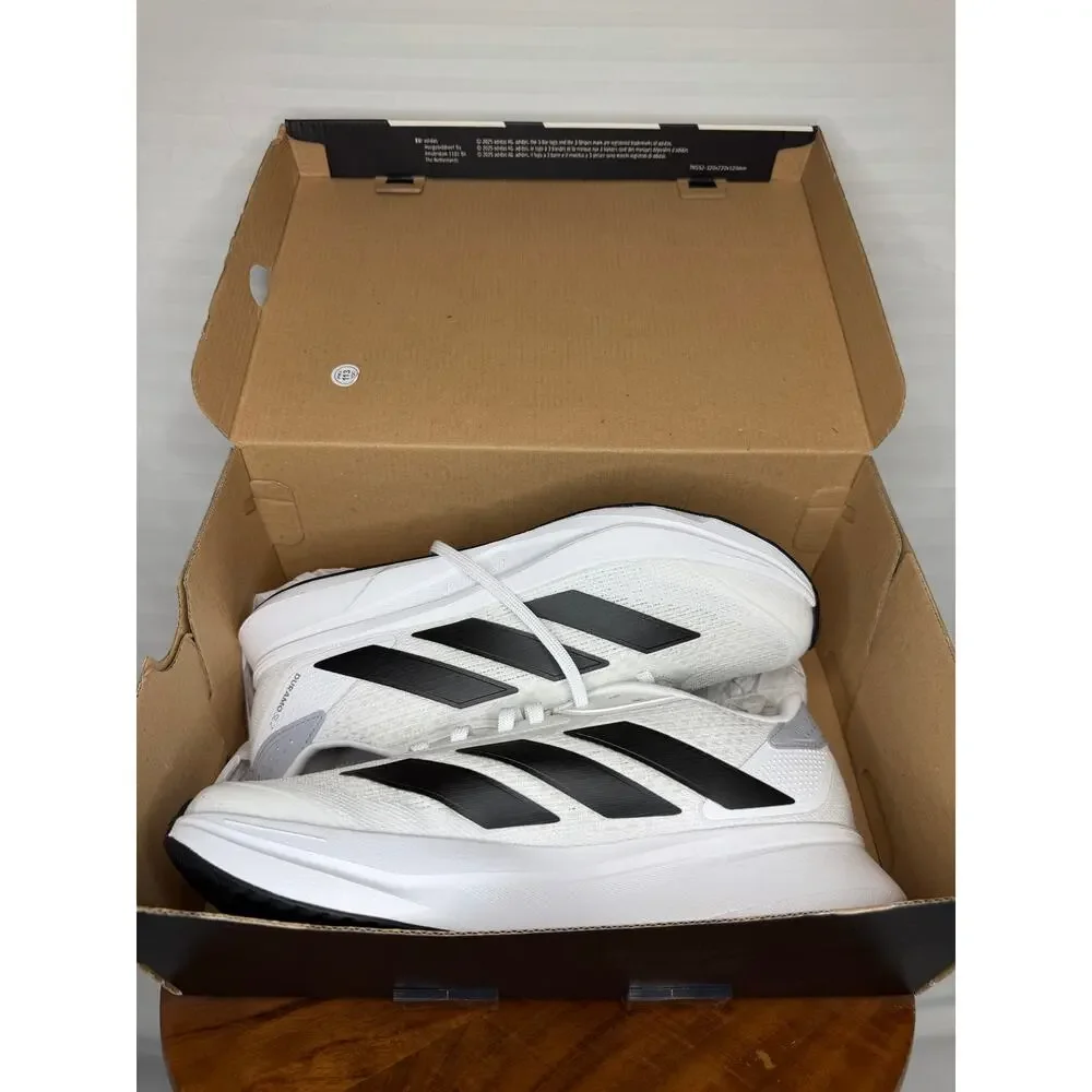 Adidas Duramo SL2 Running Shoes Men’s 9 White Black Lightmotion NWT
